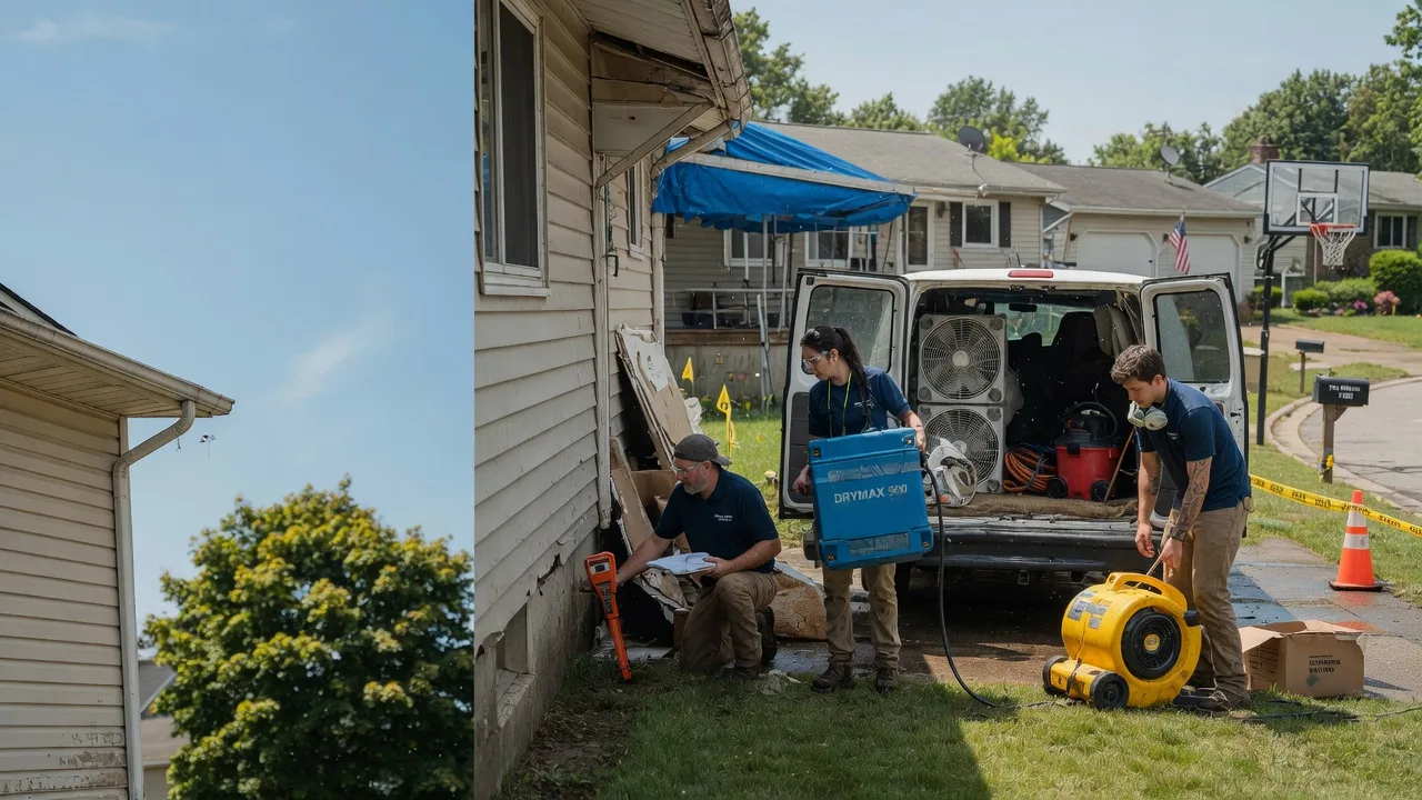 Ceiling Leak Cleanup in Mount Blanchard, OH near me